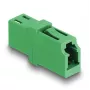 Skaidulinės optikos adapteris LC Simplex lizdas į LC Simplex lizdas APC žalias DeLOCK 87984