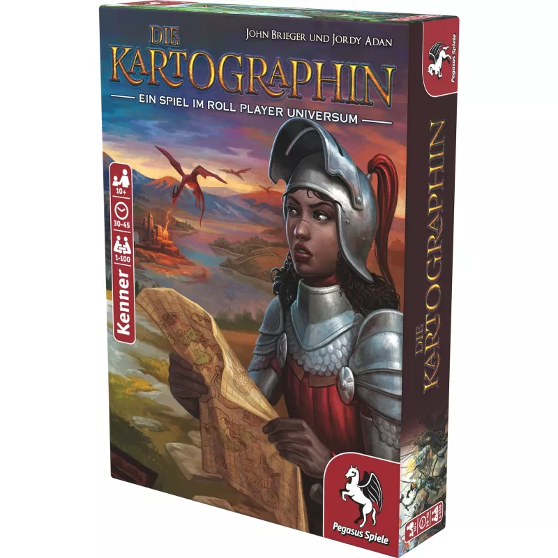 Pegasus Spiele Die Kartographin stalo žaidimas