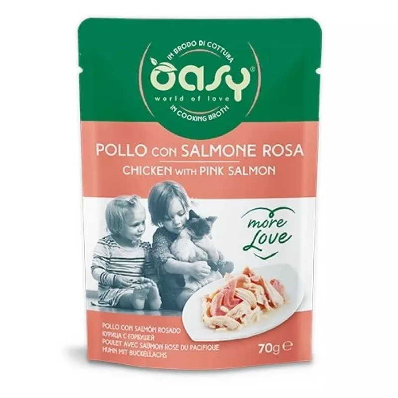 Oasy More Love Vištiena su lašiša paštetas 70g