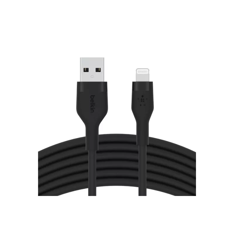 „Belkin“ laidas „Lightning CAA008BT1MBK“ 1 m juodas USB A į USB C