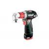 Pistolinės rankenos grąžtas Metabo PowerMaxx BS BL Q, 12V, 2Ah, 1500 RPM, 900g