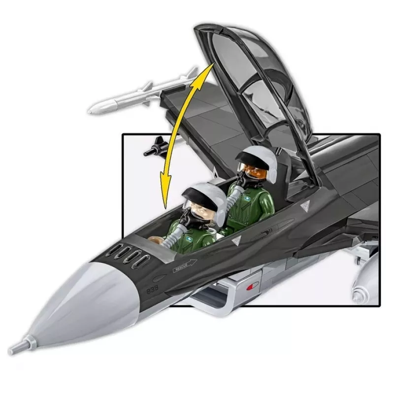 Statybinis rinkinys Cobi F-16D Fighting Falcon, 436 dalys, mastelis nenurodytas