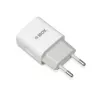 Kintamosios srovės vidaus įkroviklis IBOX C-35 Universalus baltas — 5 V maks., 0,3 A įvestis, 1 A USB išvestis