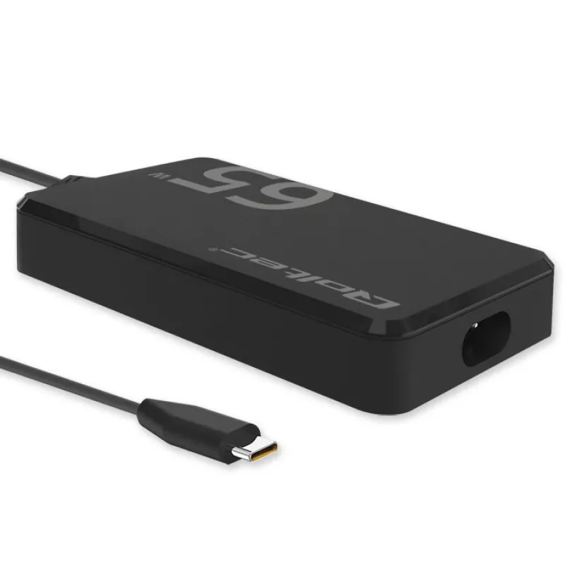 QOLTEC įkroviklis 65W GaN Super Fast plonas PD 5-20V 3.25A USB-C