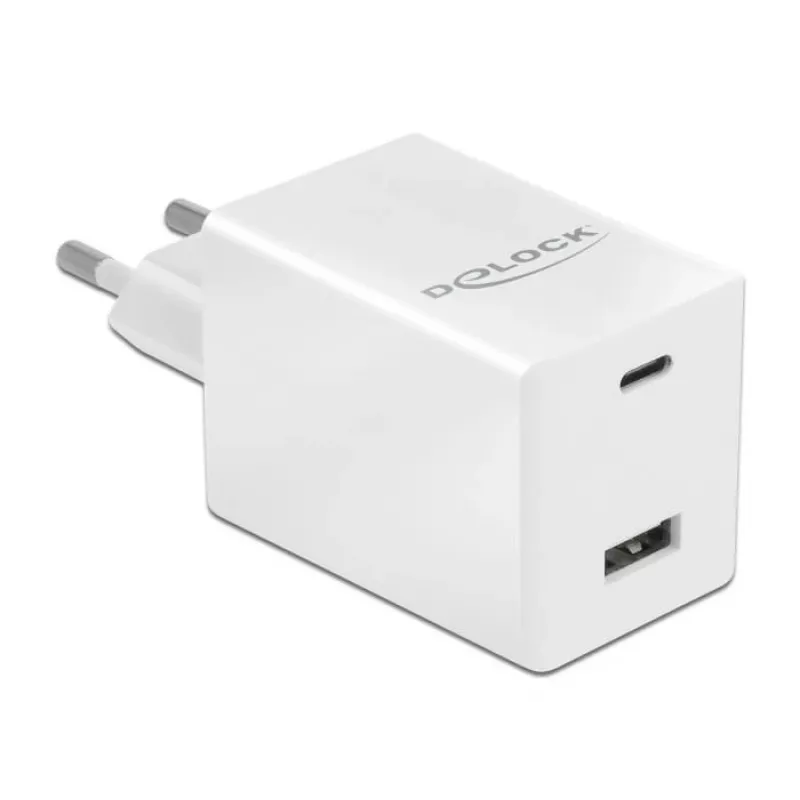 Įkroviklis DeLOCK USB GaN Įkroviklis USB Type-C PD 3.0 ir USB Type-A 48 W