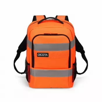 DICOTA P20471-18 kuprinė juoda pilka oranžinė perdirbtas PET