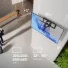 TV grindų stovas ONKRON SM6-B 32 colių–90 colių ekranams, 50 kg talpa, VESA 200x200–600x400, pasvirimas -10–5°, pasukimas 40°