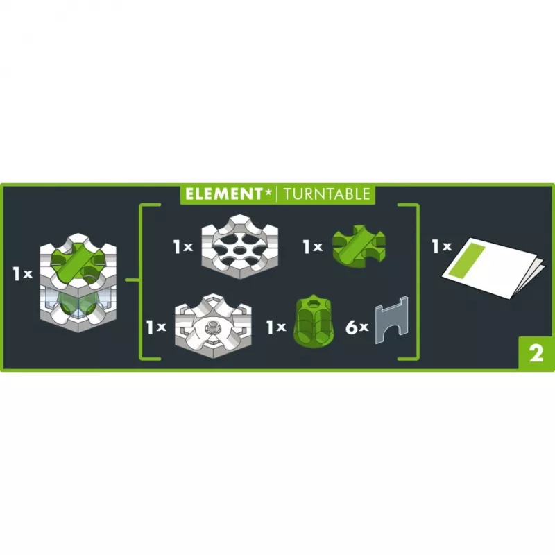 Ravensburger GraviTrax PRO Element Turntable žaislinė rutuliukų trasa (22433)