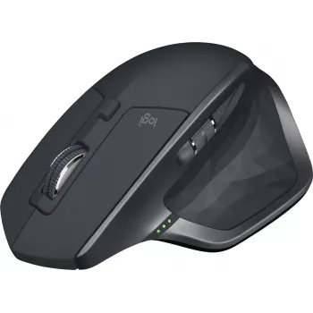 Belaidė pelė Logitech MX Master 2S Bluetooth Edition Juoda — ergonominė, Bluetooth ir USB imtuvo ryšys, įkraunama baterija