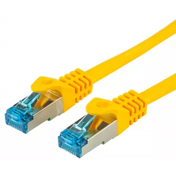 Wentronic Goobay CAT 5e komutacinis kabelis, SF/UTP, geltonas, 0,25 m - CCA vario mišinys (95205)