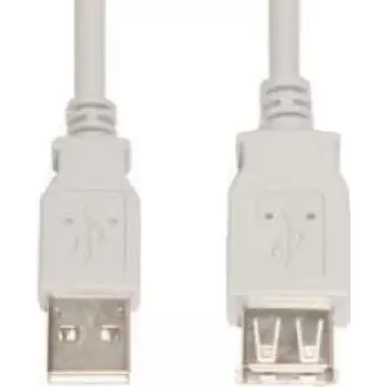 USB kabelis e+p CC 518 USB 2.0 3 m pilkas