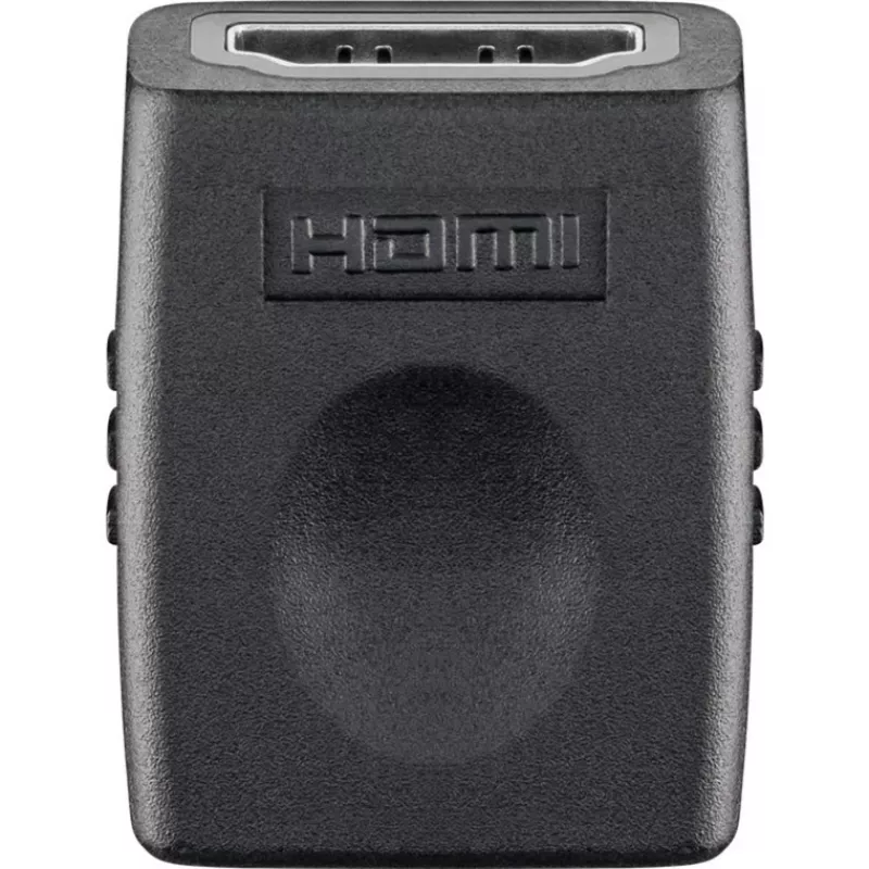 Wentronic Goobay HDMI™ adapteris, juodas - HDMI™ A lizdas > HDMI™ A lizdas (68688)