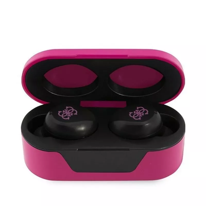 GUESS | Į ausis įdedamos ausinės | GUTWST31EM | Integruotas mikrofonas | Bluetooth | Magenta