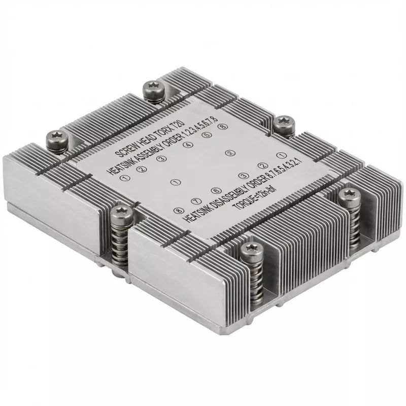 Super Micro Supermicro - Procesoriaus aušintuvas - (skirtas: Socket SP5) - 1U (SNK-P0082V)