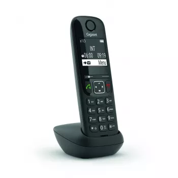 Analoginis / DECT telefonas Gigaset AS690HX belaidis ragelis Skambintojo ID juoda