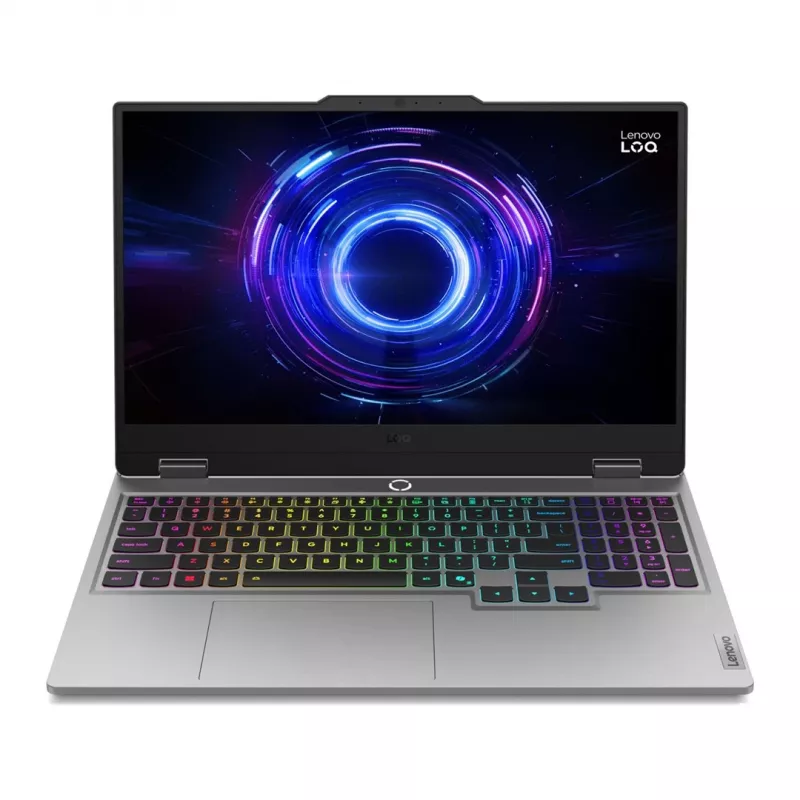 Lenovo LOQ 15IRX10 i5-13450HX 15.6 FHD IPS 300 nitų Anti-glare 144 Hz 16 GB DDR5 4800 SSD 1 TB GeForce RTX 5050 8 GB 60 Wh Be OS Luna Grey