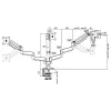LogiLink BP0052 monitoriaus laikiklis / stovas 81,3 cm (32) Stalinis Metalinis