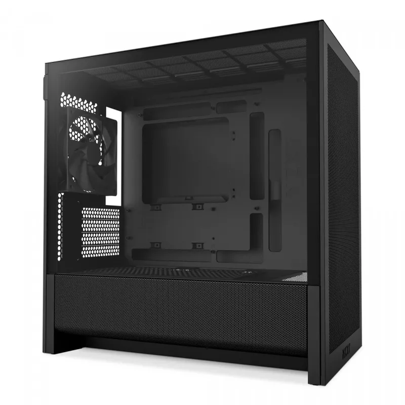 NZXT H3 Flow Micro ATX Oro Srauto Korpusas - Juodas