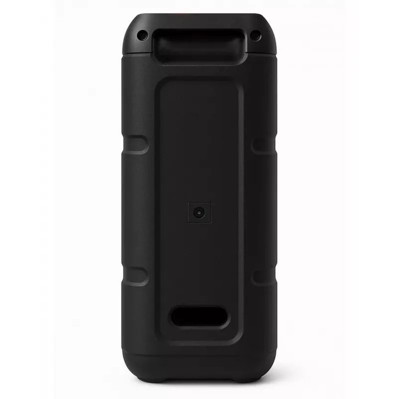 Nešiojamas stereofoninis garsiakalbis SQUEAK SQ1009 — Bluetooth 5.3, 45 W RMS, 10 val. baterija, FM, USB, AUX, LED, 1800 mAh, juodas
