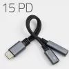 Adapteris 2-in-1 USB-C USB-C 3,5 mm lizdas PD 15W