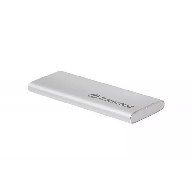 Nešiojamasis SSD Transcend ESD260C 500 GB USB Type-C 3.2 Gen 2, sidabrinis