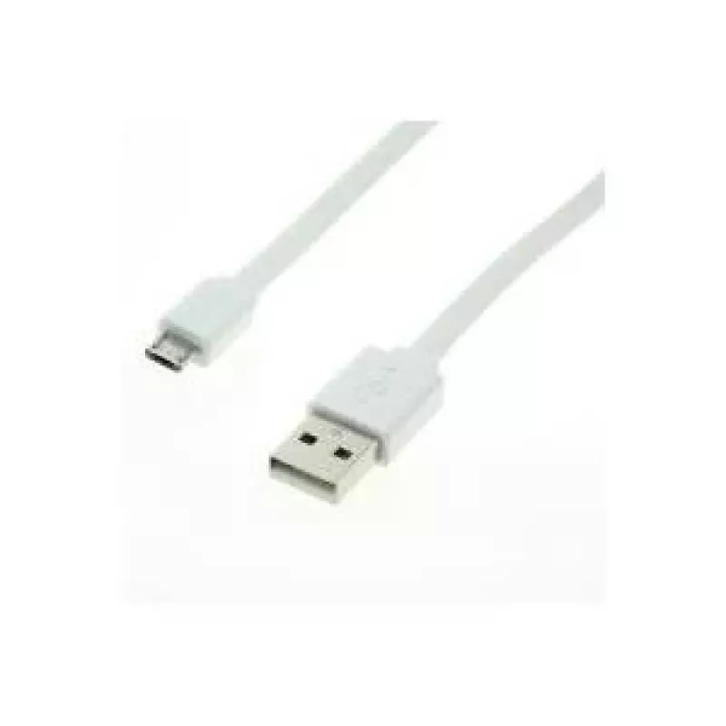 ROLINE - USB laidas - USB A tipo, 4 kontaktų (M) - 5 kontaktų Micro-USB B tipo (M) - 1 m (USB/USB 2.0) - Lietas - Baltas (11.02.8761)
