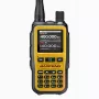Nešiojamas Baofeng UV-5R Mini racija su USB-C įkrovimu, Bluetooth, VHF/UHF, 5 W, 1600 mAh, oranžinė
