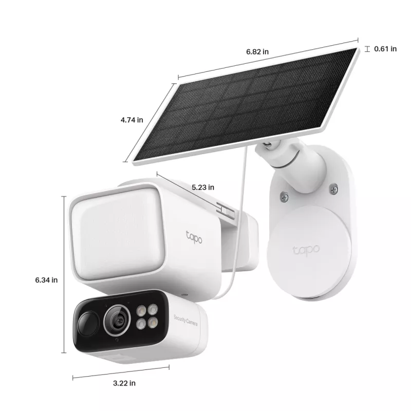 TP-Link TAPO C615F KIT apsaugos kamera Dome IP apsaugos kamera Lauko 2304 x 1296 pikseliai Lubos/Siena/Stulpas