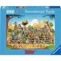 Puzzle Ravensburger 1000 vnt. Spalvota dėlionė (Animaciniai filmai) — 700 mm plotis, amžius 14+