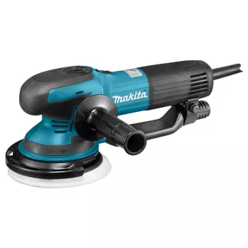 Makita BO6050J nešiojamasis šlifuoklis Orbitinis šlifuoklis 600 RPM 6800 OPM Juoda, Mėlyna