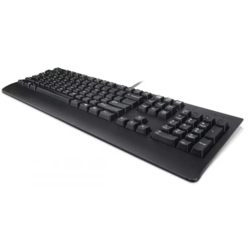 Laidinė viso dydžio klaviatūra Lenovo Preferred Pro II — USB, slovakų išdėstymas, juoda, su riešo atrama