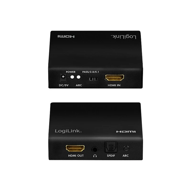 HDMI garso ištraukiklis 2CH/5.1CH, 4K/60Hz