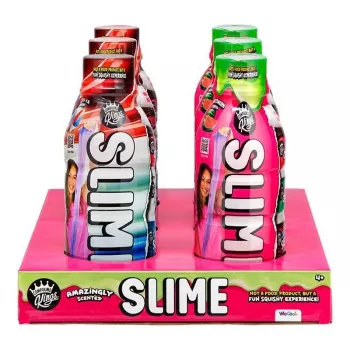 Slime rinkinys WECOOL Compound Kings — įvairiaspalviai buteliukai su gleivėmis, asorti spalvos