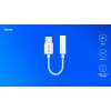USB Type 3.1 C (M) – Jack 3.5mm (F) garso adapteris baltas SAVIO AK-51