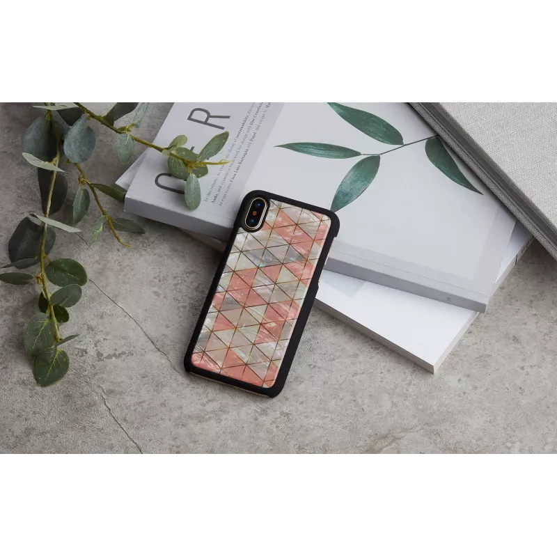 Apsauginis išmaniojo telefono dėklas iKins, skirtas iPhone XS / iPhone X, deimantinis raštas, juodas
