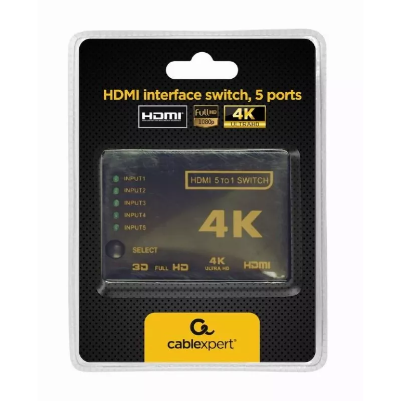 Vaizdo perjungiklis Gembird DSW-HDMI-53