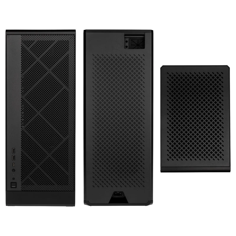 SidabrinėStone ALTA G1M - microATX Tower - micro ATX - be maitinimo bloko (SFX12V/SFX-L12V) - juoda - USB/garso