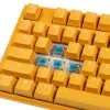 Ducky One 3 geltona žaidimų klaviatūra, RGB LED - MX-Mėlyna (US)