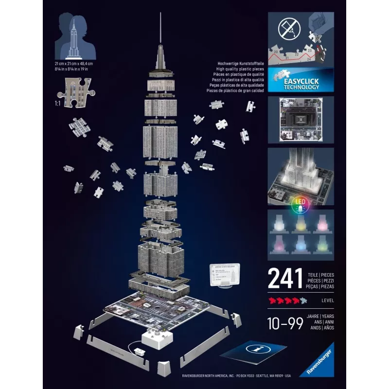 3D puzzle Ravensburger 12008026 216 pieces Buildings