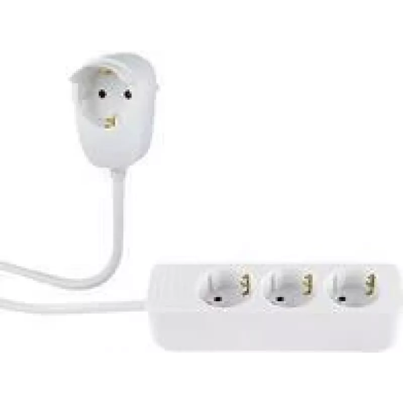Power Extension REV 0012312114 2m 4 AC Outlets Indoor White