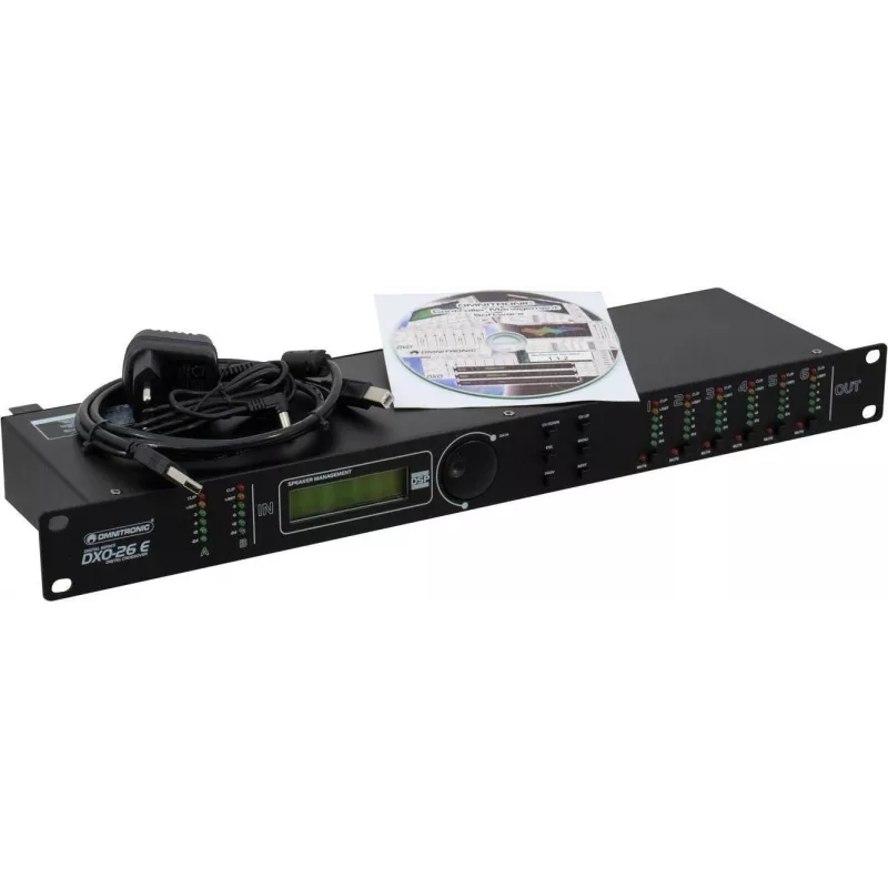 Omnitronic DXO-26E Stereo-Aktiv-Frequenzweiche (10356341)