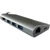 Nešiojamojo kompiuterio dokas LC-Power LC-HUB-C-MULTI-5 USB 3.2 Gen 1 Type-C laidas
