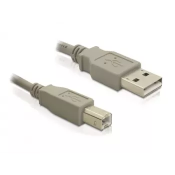 DELOCK 82215 USB laidas 1,8 m USB A USB B pilkas