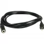 Wentronic Goobay 3,5 mm lizdo prailginimo laidas, juodas, 3 m - 3,5 mm kištukas (3 kontaktų, stereofoninis) > 3,5 mm lizdas (3 kontaktų, stereofoninis) (50432)
