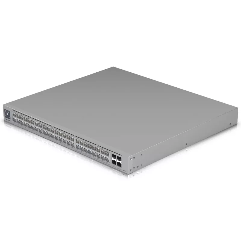 Ubiquiti USW-Pro-Max-48-PoE jungiklis, Etherlighting, 16x RJ45 2.5Gbps, 32x RJ45 1000Mbps, 4x SFP+, L3, 720W PoE
