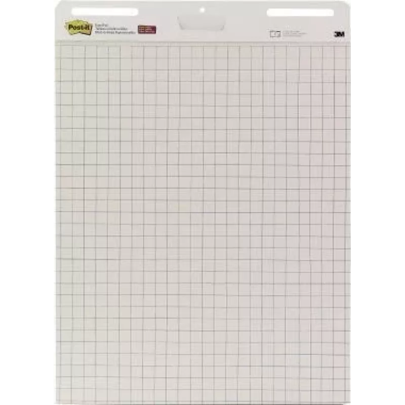 3M Post-it Meeting-Chart, 63,5 x 76,2 cm, balta, languota, 30 lapų bloknotas (MC560)