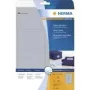 HERMA Special - Nuolatiniai lipnūs blizgūs poliesterio plėvelės lipdukai - Sidabriniai - 99,1 x 67,7 mm - 200 lipdukų (25 lapai x 8) (4114)