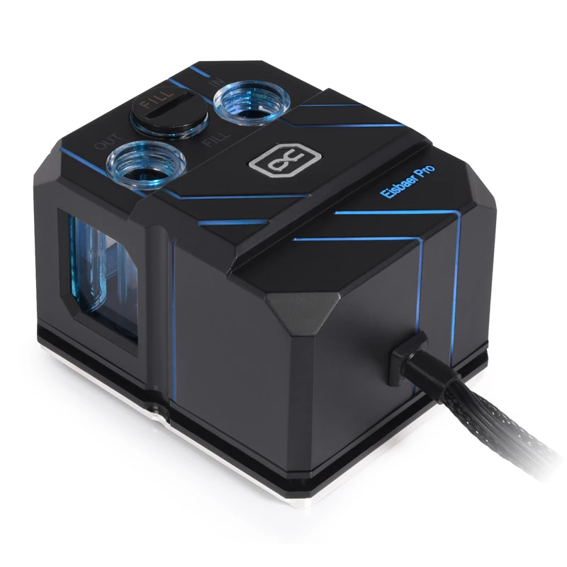 Aušinimo skystis Alphacool Eisbaer Pro Aurora Acrylic Copper Nickel 1/4 colio