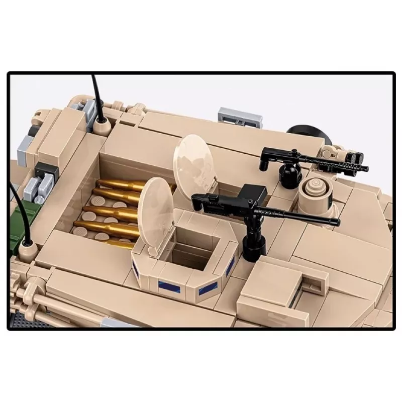 Konstruktorius iš kaladėlių Cobi M1A2 Abrams 1025 dalys modelis CO BI-2632