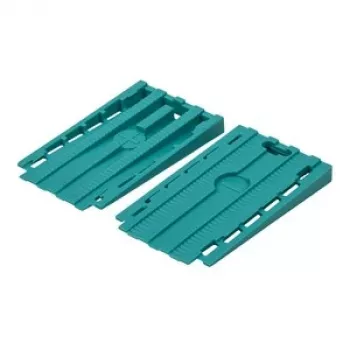 Grindų klojimo įrankis Wolfcraft 6975000 laminatui ir parketui, pilkas, 3 vnt. pakuotėje